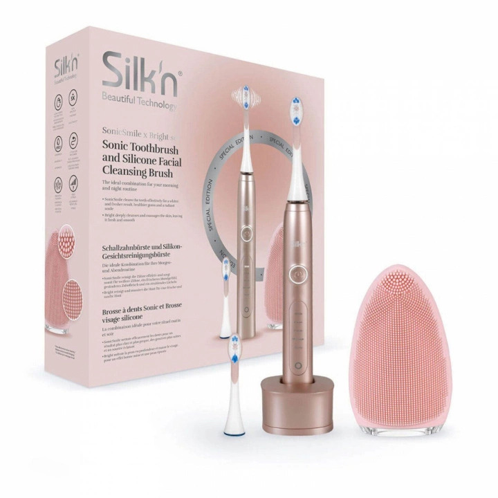 Silk & Apson SONICSMILE ROSE-GOLD & BRIGHT PINK EUR GIFTSET