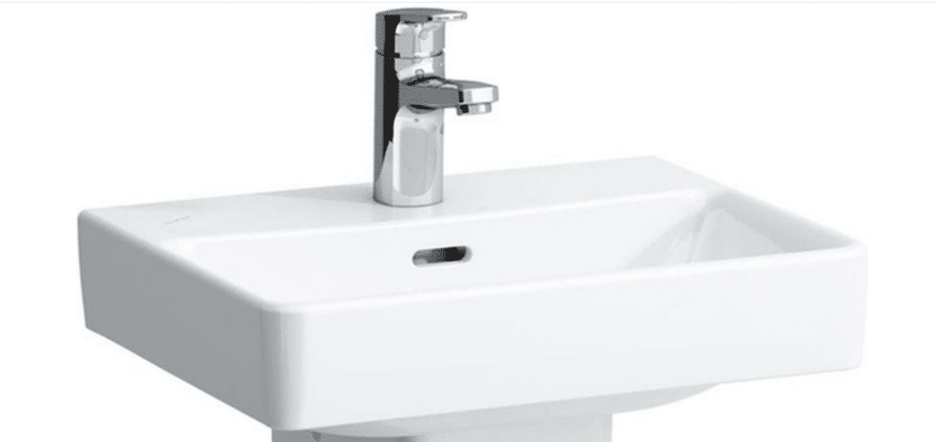 Laufen Pro S wastafel 34x45x14.5cm 1 kraangat keramiek wit
