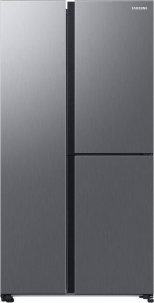 Samsung RH69CG895DS9, Vrijstaand, Amerikaanse deur, Roestvrijstaal, Metal Inox, Binnenin, R600a
