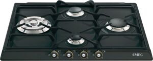 Smeg SR764AOD kookplaat Antraciet Ingebouwd Gaskookplaat 4 zone(s)