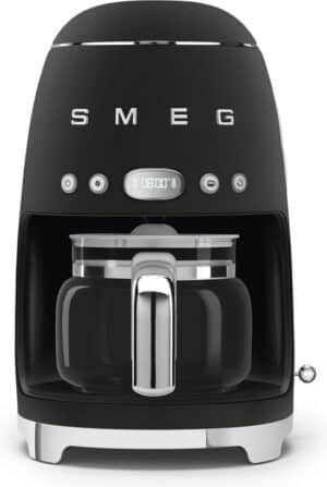 SMEG DCF02BLMEU - Filterkoffiemachine - Mat zwart