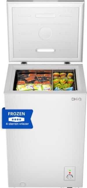 CHiQ FCF98DE - Vrieskist - 99 Liter - 39dB - Energielabel E - Wit - 12 jaar garantie op de compressor