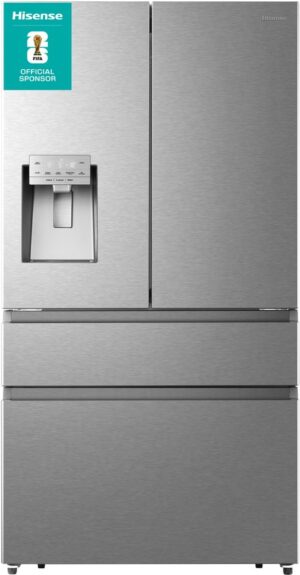 Hisense RF728N4SASE Vrijstaand 560 l Roestvrijstaal