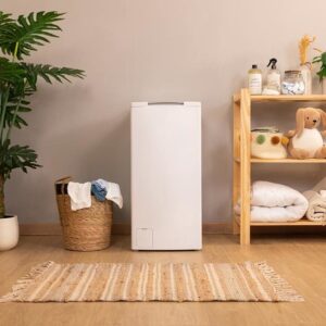 Cecotec Bolero DressCode Top Max 80 Inverter A wasmachine Bovenlader 8 kg 1250 RPM Wit Duits Display