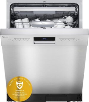 Midea SU 7.35X14BS Vaatwasser, 60 cm, onderbouw, 14 couverts,