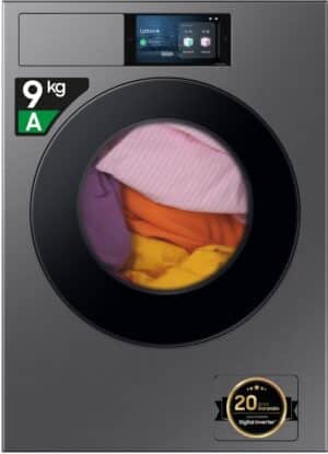 Samsung WF90F09C4SU3 wasmachine Voorbelading 9 kg 1400 RPM Zilver