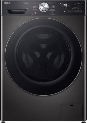 LG F34R92BSTA wasmachine Voorlader 13 kg 1360 RPM Zwart Frans Display