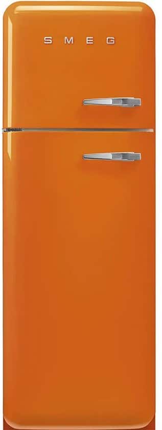 Smeg FAB30LOR5 – Koel- en vriescombinatie – Scharnier links – Oranje