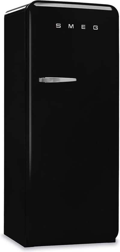 Smeg FAB28RBL5 – Kastmodel koelkast – scharnier rechts – Zwart