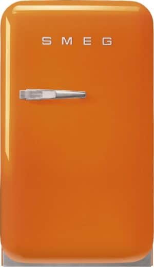 Smeg FAB5ROR5 - Mini-koelkast - Scharnier Rechts -  Oranje