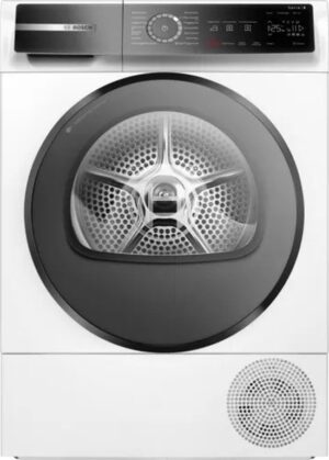 Bosch Serie 8 WQB245B40, Vrijstaand, Voorlader, Warmtepomp, Wit, 112 l, LED Duits Display