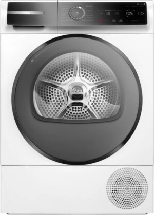 Bosch Serie 8 WQB246D41 - Vrijstaand - Voorbelading - Warmtepomp - Wit - Knoppen - 112 l - DE display