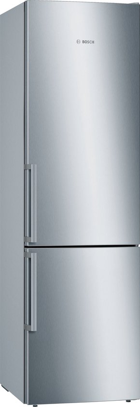 Bosch KGE398IBP - Serie 6 - Koel-vriescombinatie - RVS - Energielabel B - VitaFresh: houdt etenswaren langer vers in gekoelde lades