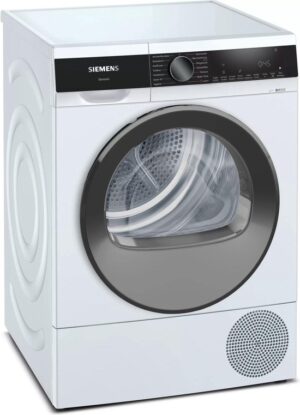 Siemens iQ500 WQ33G2D40 wasdroger Vrijstaand Voorbelading 8 kg A+++ Wit Duits Display