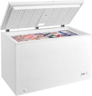 Hanseatic HGT128B Vrieskist 300 l 128,5 cm – Energieklasse B, LED, 6 manden