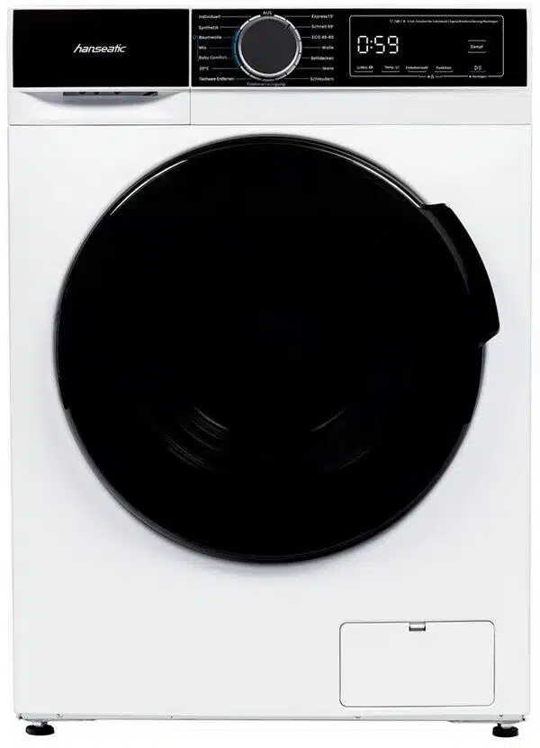 Hanseatic HWMA814B Wasmachine 8 kg 1400 tpm – Voorlader