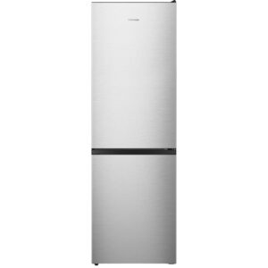 Hisense RB3N300NECA Koel-vriescombinatie Vrijstaand 187 cm RVS-look – 304 l, NoFrost