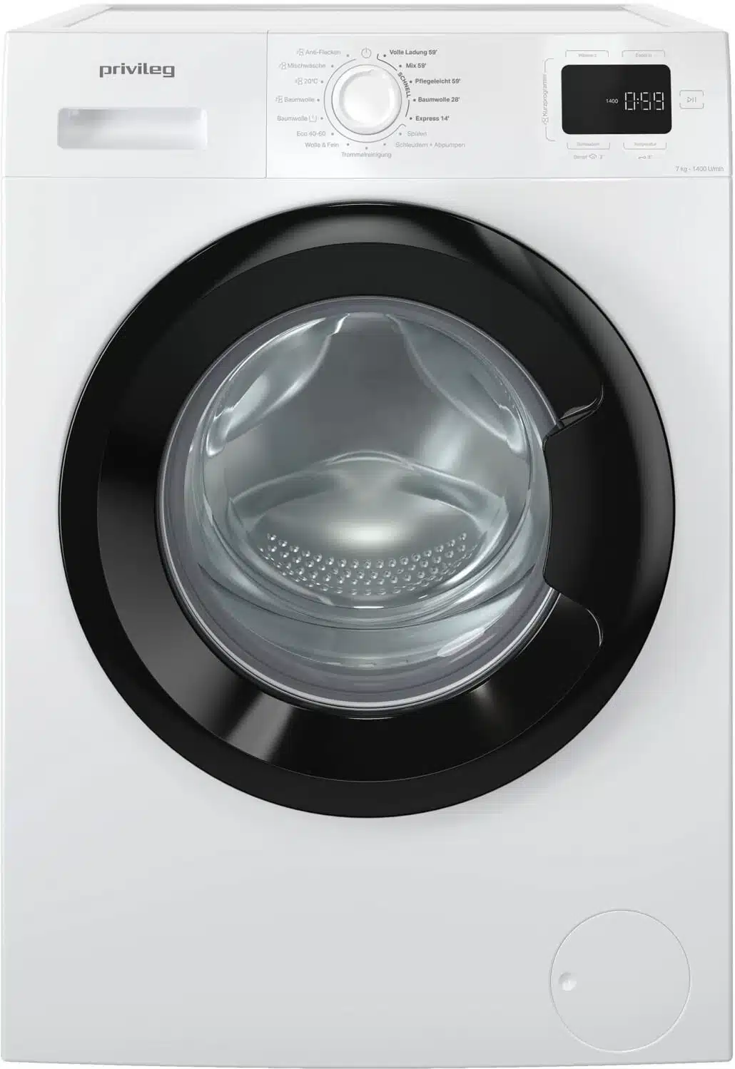 Privileg PWF 774A My Time Wasmachine 7 kg 1400 tpm – Stoom, Quick Cycles, Voorlader
