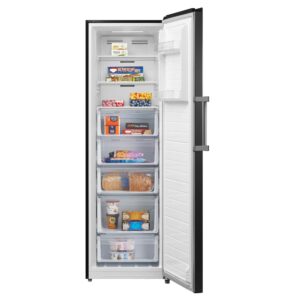 Inventum VR1850B Vriezer 272 l 185 cm – Zwart RVS, No Frost