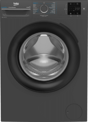 Beko BM3WFT3841A Wasmachine 8 kg 1400 tpm – Voorlader, Stoom, Antraciet