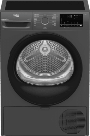 Beko BM3T3824A Warmtepompdroger 8 kg – Stoom, Antraciet