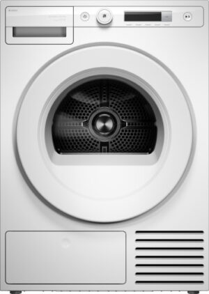 Asko T108HW Warmtepompdroger 8 kg – RVS trommel, Wit