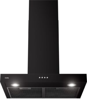 ETNA AB260ZT Wandschouw Afzuigkap 60 cm – Mat Zwart, Energieklasse A
