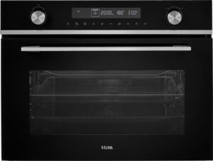 ETNA CM450ZT Inbouw Combimagnetron-oven 50 l – Nis 45 cm, Black Titanium