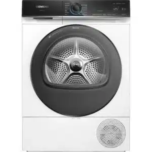 Siemens iQ700 WQ35B2B30, Vrijstaand, Voorlader, Warmtepomp, Wit, Draaiknop, Rechts