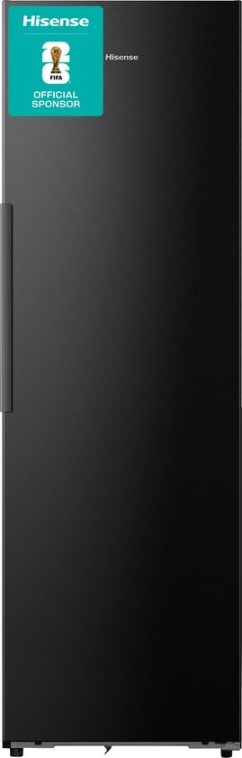 Hisense RL5K370GSFC - Vrijstaande koelkast - 185 cm hoog - 372 liter - Energielabel C - Geluidsniveau 35 dB - LED Display - SuperCool - Deuralarm - Kinderslot - Interverter Compressor - ConnectLife