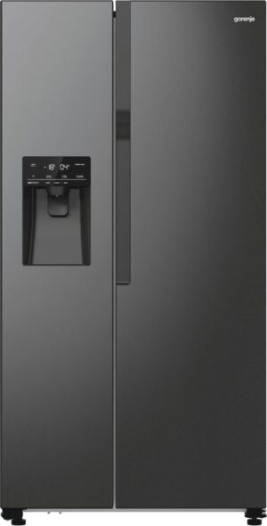 Gorenje NRR9185ESBXL, Vrijstaand, Zwart, LED, R600A, Glas, 566 l