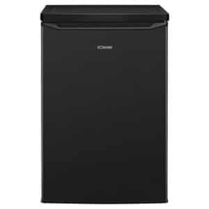 Bomann KS 7251 – Tafelmodel koelkast met vriesvak – 109 Liter - Zwart Inox Look – energieklasse C