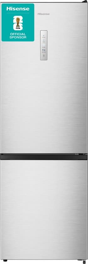 Hisense RB372N4CCD - Vrijstaande koel-vriescombinatie - 178 cm hoog - 292 liter - Energielabel D - Geluidsniveau 36 dB - LED Display - SuperCool - FastFreeze - Deuralarm - Interverter Compressor