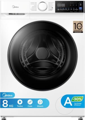 Midea MFV5EW80WBA30 wasmachine – 8 kg, 1400 toeren, energielabel A
