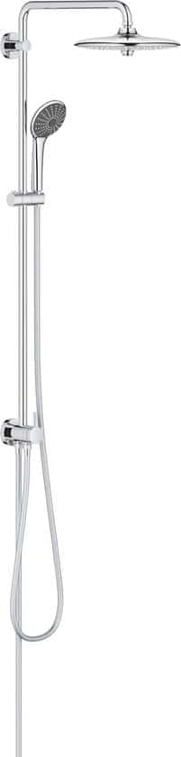 GROHE Vitalio Joy 260 douchesysteem – met omstelling, zonder thermostaat, chroom