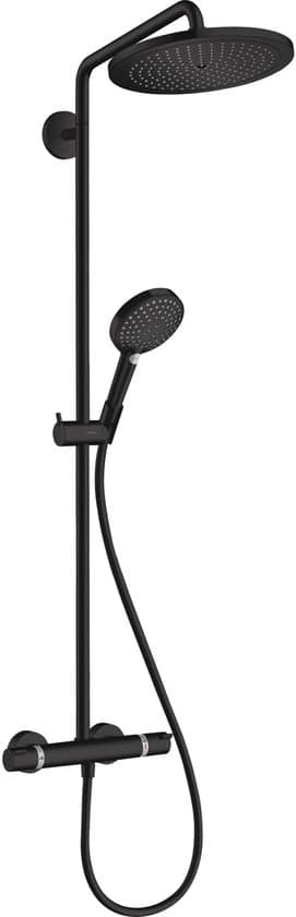 hansgrohe Croma Select S Showerpipe 280 – EcoSmart, thermostaat, brushed bronze