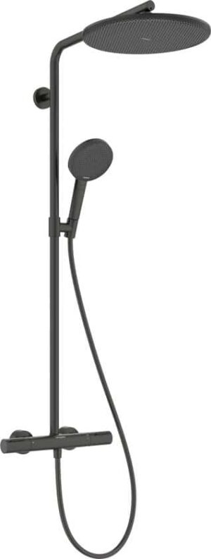 hansgrohe Raindance Alive S Puro Showerpipe 300 – thermostaat, brushed black chrome
