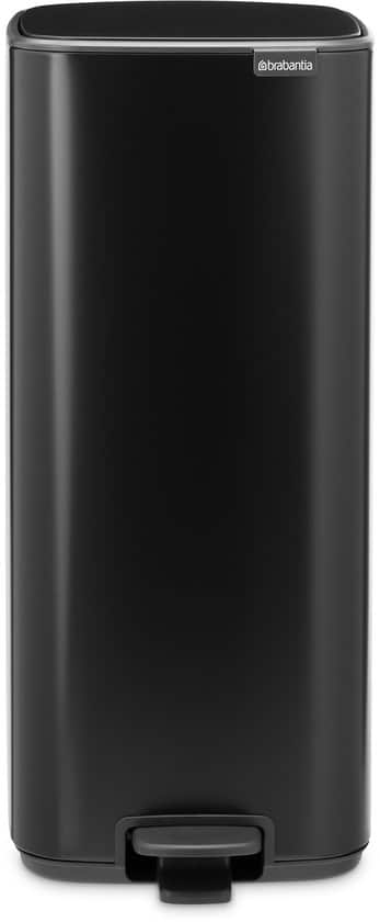 Brabantia Bo pedaalemmer – 30 liter, Matt Black