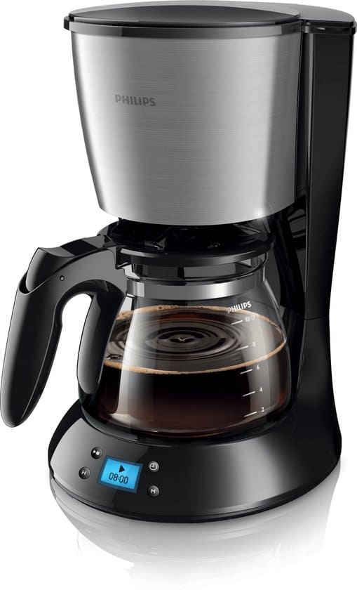 Philips Daily Collection HD7459/20 koffiezetapparaat – 1,2 liter, timer, zwart