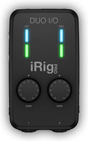 IK Multimedia iRig Pro Duo I/O audio-interface – 2 XLR/jack-combo-ingangen, USB