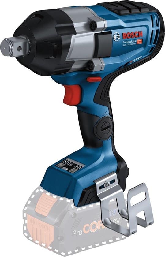 Bosch Professional GDS 18V-1050 HC slagmoeraanzetter – 3/4", zonder accu, L-BOXX