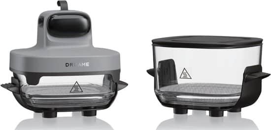 Dreame Tasti airfryer – 5-in-1, glazen bakken van 2,5 en 4,5 liter