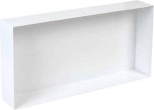 Plieger Inbox inbouwnis waterproof – 60 x 30 cm, rvs, wit