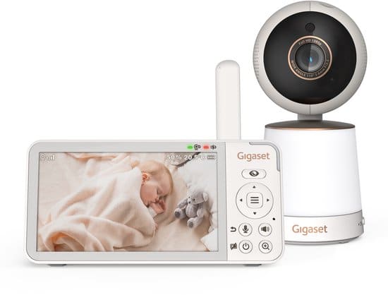 Gigaset BABY 500 Video babyfoon met camera – 5 inch scherm, nachtzicht