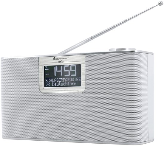 Soundmaster DAB700WE DAB+ radio – stereo, Bluetooth, USB/micro-SD, wit