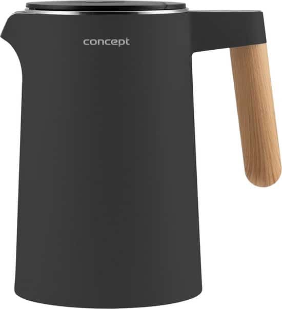 Concept RK3302 waterkoker – 1,5 liter, temperatuurregeling, antraciet