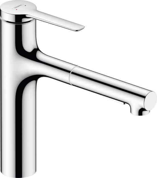 hansgrohe Zesis M33 keukenmengkraan 160 – uittrekbare handdouche, chroom