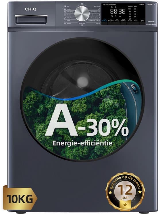 CHiQ CFL100-14586IM3XA wasmachine – 10 kg, 1400 toeren, energielabel A