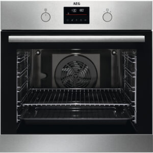 AEG BPS335061M inbouwoven 72L RVS - pyrolyse - SurroundCook