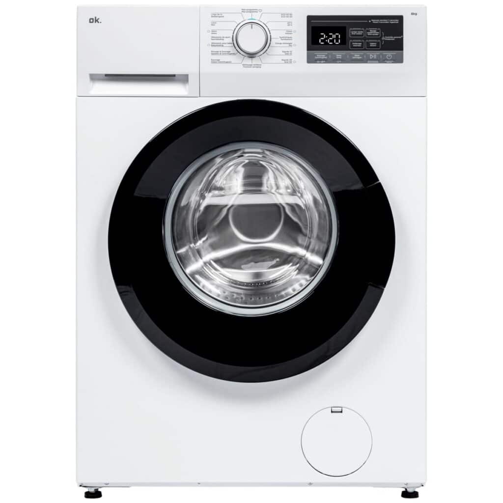 OK. OWM 8136 A-10 INV Wasmachine - 8 kg - 1400 rpm - Energielabel A - Wit - foto 1